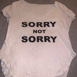 T-shirt and tank top